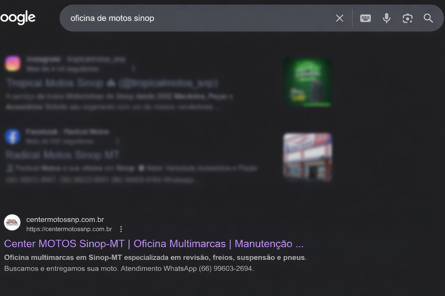 Case SEO Center Motos Sinop